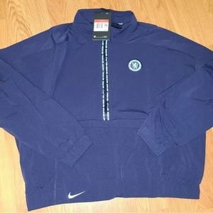 Nike Dri-Fit Women's Chelsea Football Blue Jacket. Size Large. NWT! Retail $80